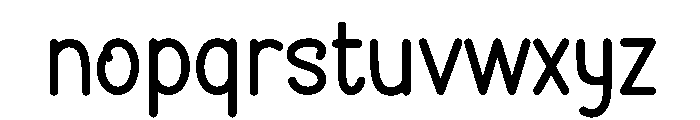 Easy Learn Regular Font LOWERCASE