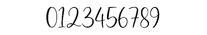 Easy Signature Font OTHER CHARS