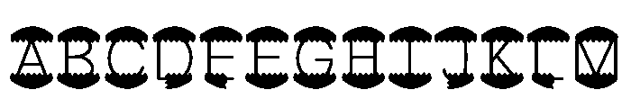 Eat Egg Font UPPERCASE