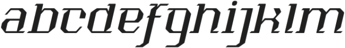 EAD Futurisct Italic Round ttf (400) Font LOWERCASE