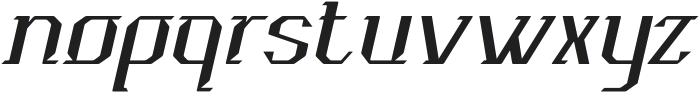 EAD Futurisct Italic Round ttf (400) Font LOWERCASE