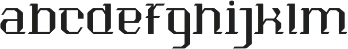 EAD Futurisct Regular Round ttf (400) Font LOWERCASE