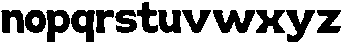 EAST BOUND Regular otf (400) Font LOWERCASE