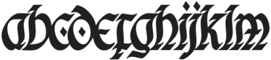 Eachtra-Italic otf (400) Font LOWERCASE