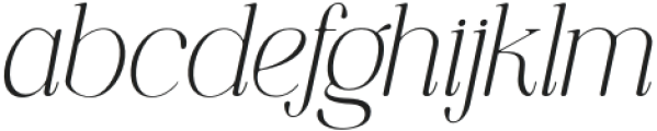 Earfline-Italic otf (400) Font LOWERCASE