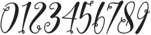 Early Christmas Italic Italic otf (400) Font OTHER CHARS