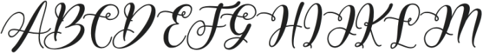 Early Christmas Italic Italic otf (400) Font UPPERCASE
