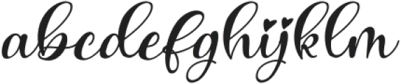 Early Christmas Italic Italic otf (400) Font LOWERCASE