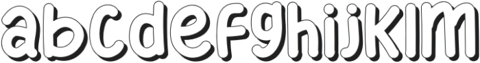 Early Shadow Shadow otf (400) Font LOWERCASE