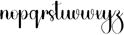 Earring Regular otf (400) Font LOWERCASE