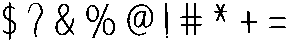 Earrings Regular otf (400) Font OTHER CHARS