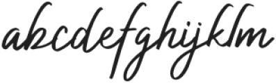 Earthwind otf (400) Font LOWERCASE