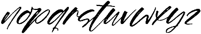 Earthy Mutual Italic otf (400) Font LOWERCASE