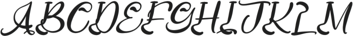 Earthy Nautical Italic otf (400) Font UPPERCASE