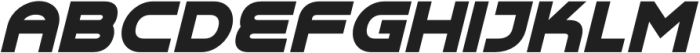 Ease Bold Italic otf (700) Font UPPERCASE