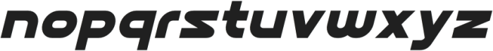 Ease Bold Italic otf (700) Font LOWERCASE