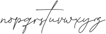 East liberty signature otf (400) Font LOWERCASE