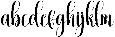 Easter Bunny Regular otf (400) Font LOWERCASE