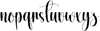 Easter Bunny Regular otf (400) Font LOWERCASE