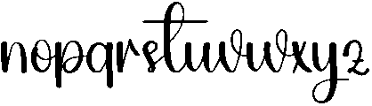 Easter Bunny Regular otf (400) Font LOWERCASE