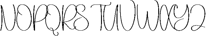 Easter Bunny Regular otf (400) Font UPPERCASE
