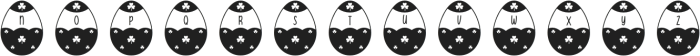 Easter Clover-Monogram otf (400) Font LOWERCASE