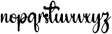Easter Day Regular otf (400) Font LOWERCASE