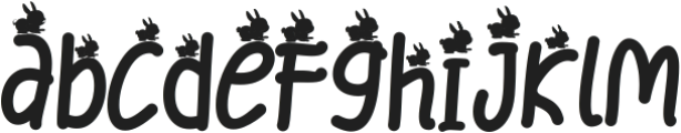 Easter Day ttf (400) Font LOWERCASE