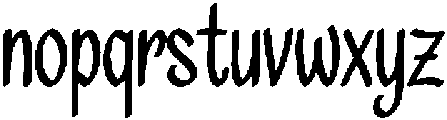 Easter Discover Regular otf (400) Font LOWERCASE
