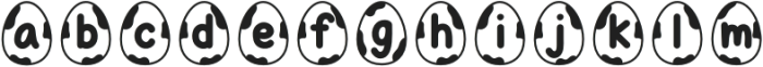 Easter Egg Regular otf (400) Font LOWERCASE