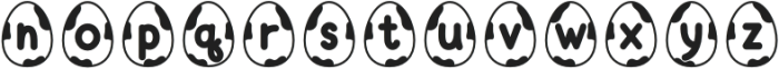 Easter Egg Regular otf (400) Font LOWERCASE