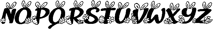 Easter Fabulous Italic Italic otf (400) Font UPPERCASE