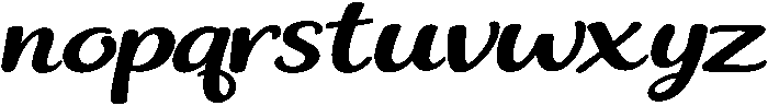 Easter Fabulous Italic Italic otf (400) Font LOWERCASE