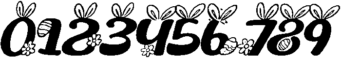 Easter Fabulous Italic Italic ttf (400) Font OTHER CHARS