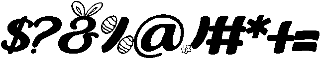 Easter Fabulous Italic Italic ttf (400) Font OTHER CHARS