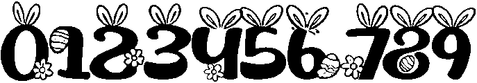 Easter Fabulous otf (400) Font OTHER CHARS