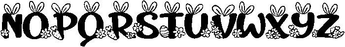 Easter Fabulous otf (400) Font UPPERCASE