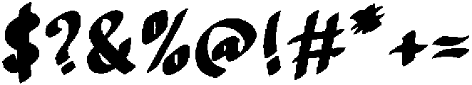 Easter Humorous Regular otf (400) Font OTHER CHARS