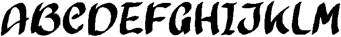 Easter Humorous Regular otf (400) Font UPPERCASE