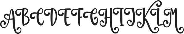 Easter Monday Salt otf (400) Font UPPERCASE