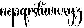 Easter Regular otf (400) Font LOWERCASE