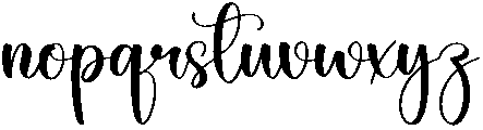 Easter Regular otf (400) Font LOWERCASE