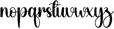Easter Regular otf (400) Font LOWERCASE