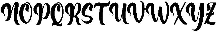 Easter Regular otf (400) Font UPPERCASE