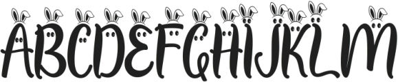 Easter Shepherd ttf (400) Font UPPERCASE