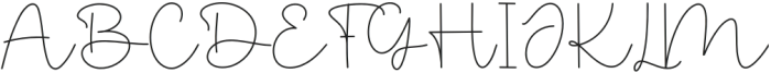 Easter Signature Regular otf (400) Font UPPERCASE