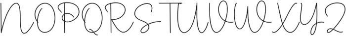 Easter Signature Regular otf (400) Font UPPERCASE