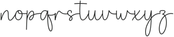 Easter Signature Regular otf (400) Font LOWERCASE