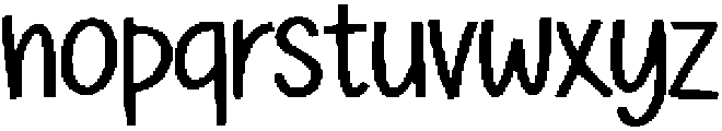 Easter Sparkles Regular otf (400) Font LOWERCASE