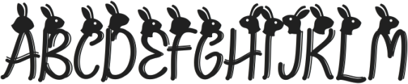 Easter Warmth ttf (400) Font UPPERCASE